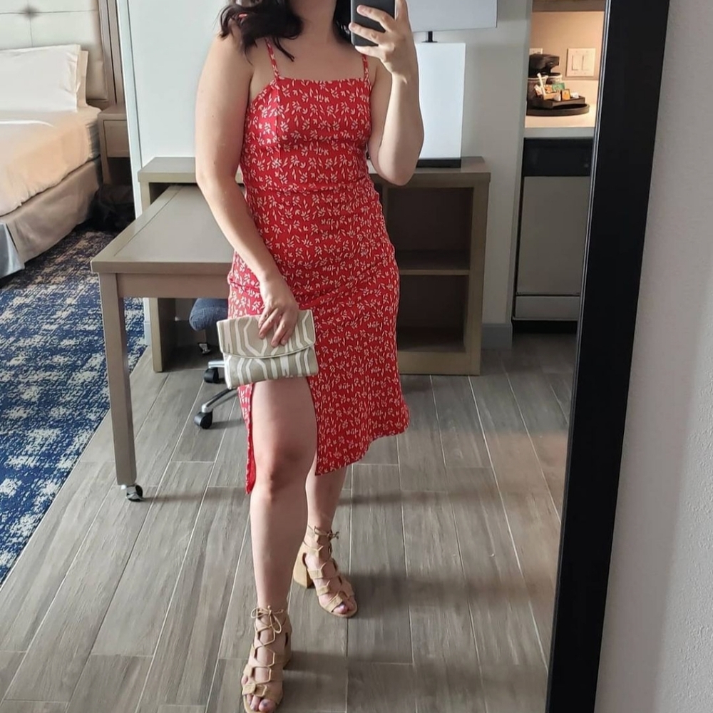 Red dress